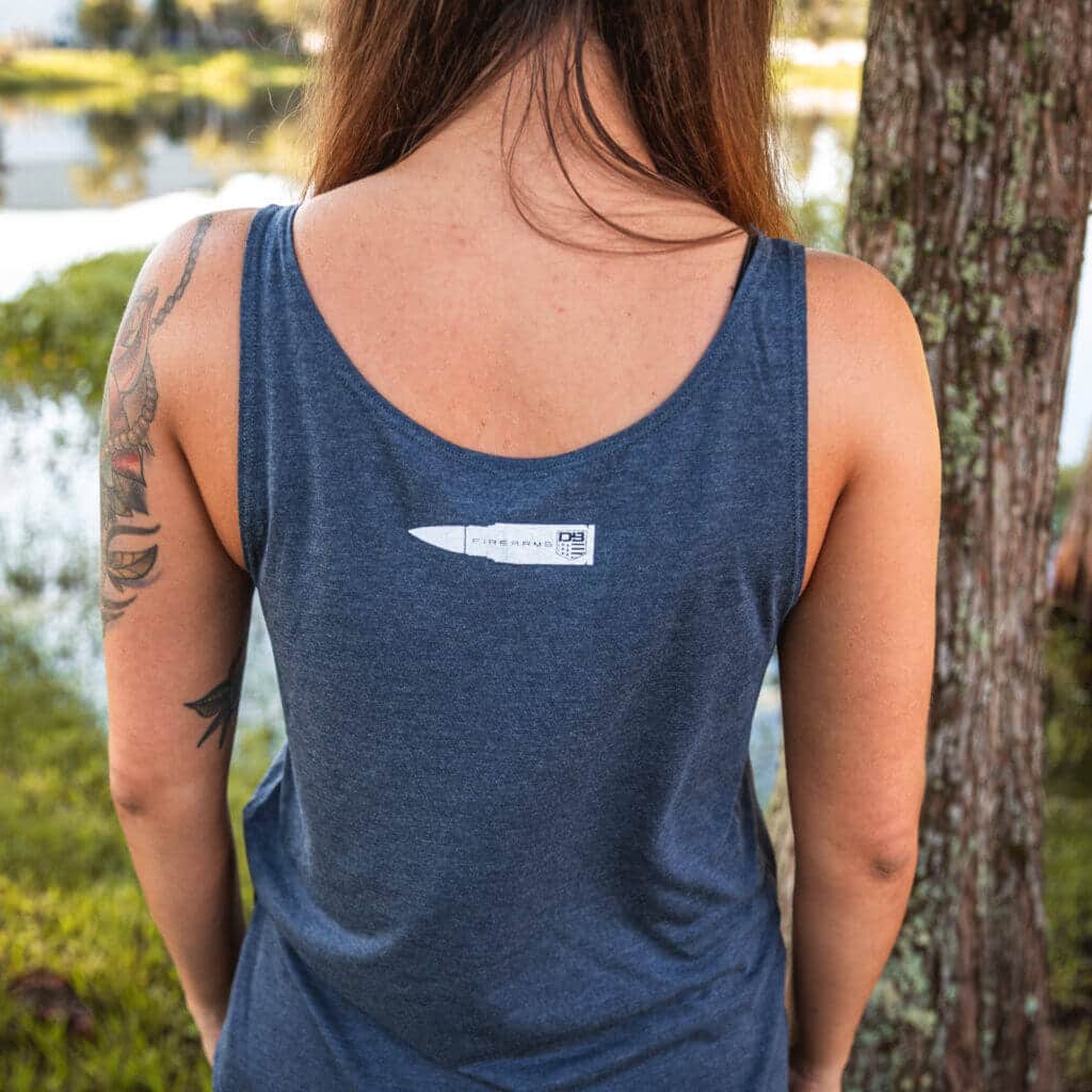 DB 2nd That Flowy Tank - Heather Navy - Image 4