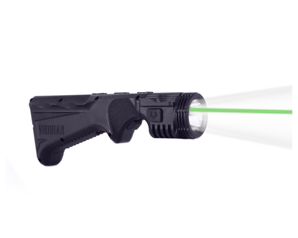 Viridian 4LUX 2K DUO Angled Foregrip, Integrated Light & Green Laser, M-LOK