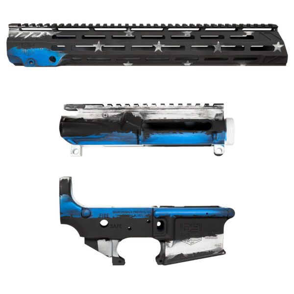 <strong>**SOLD OUT**</strong>  -  Blue Glory - AR15 Upper, Rail, and Lower Cerakote Set