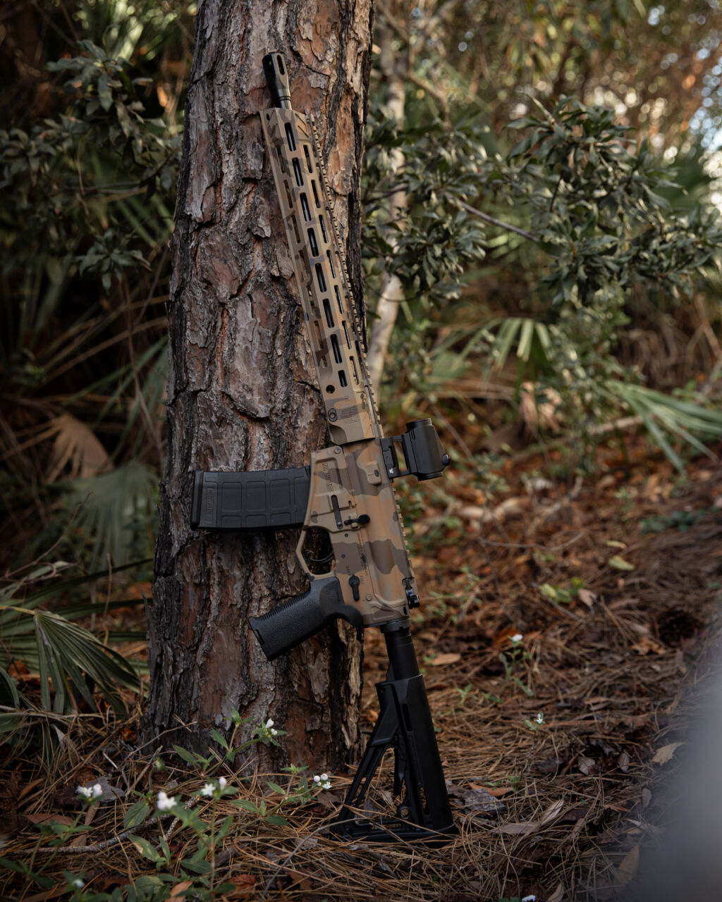 <strong>**SOLD OUT**</strong>  -  Cocoa Commando - AR15 Upper, Rail, and Lower Cerakote Set - Image 6