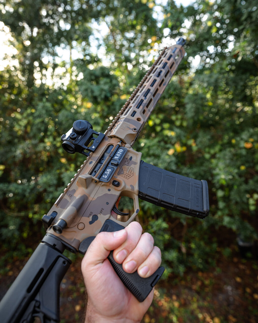 <strong>**SOLD OUT**</strong>  -  Cocoa Commando - AR15 Upper, Rail, and Lower Cerakote Set - Image 7