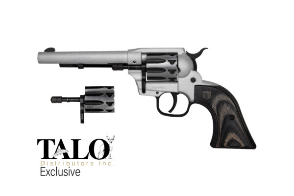 TALO EXCLUSIVE, Sidekick, 5.5", .22 LR & .22 Mag Cylinders, Black / Silver