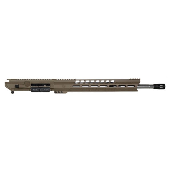 DB10 308 18" BLACK GOLD SERIES UPPER RECEIVER W/ 15" M-LOK V RAIL W/ ANTI SLIP TEXTURE PADS