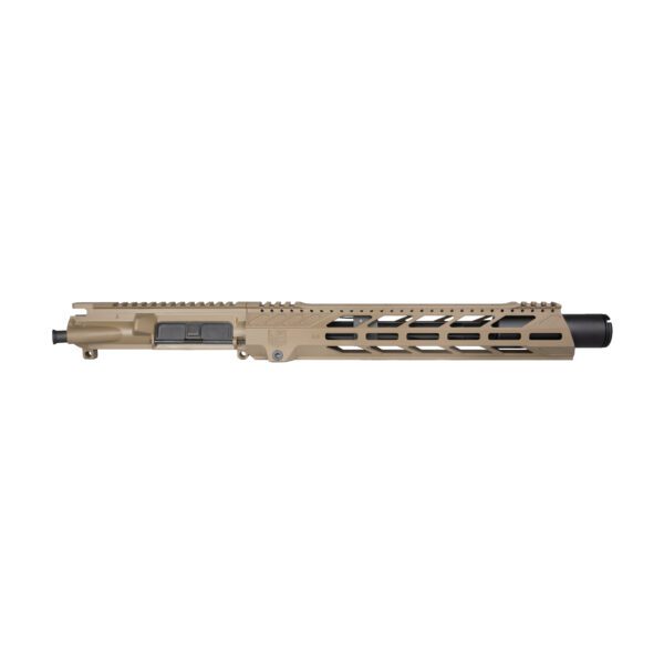 DB15 .300 AAC DIAMOND SERIES 10" UPPER ASSEMBLY W/ 13" M-LOK ANTI ROTATION S RAIL 5" FLASH CAN, FLAT DARK EARTH