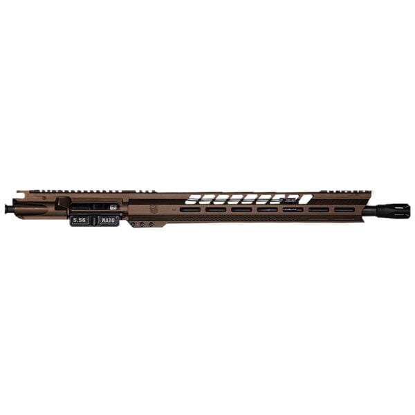 DB15 5.56 16" BLACK GOLD SERIES UPPER RECEIVER W/ 15" M-LOK V RAIL W/ ANTI SLIP TEXTURE PADS