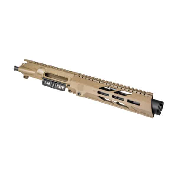 DB15 5.56 NATO DIAMOND SERIES 7" UPPER ASSEMBLY W/ 9" M-LOK ANTI ROTATION S RAIL 3" FLASH CAN, FLAT DARK EARTH