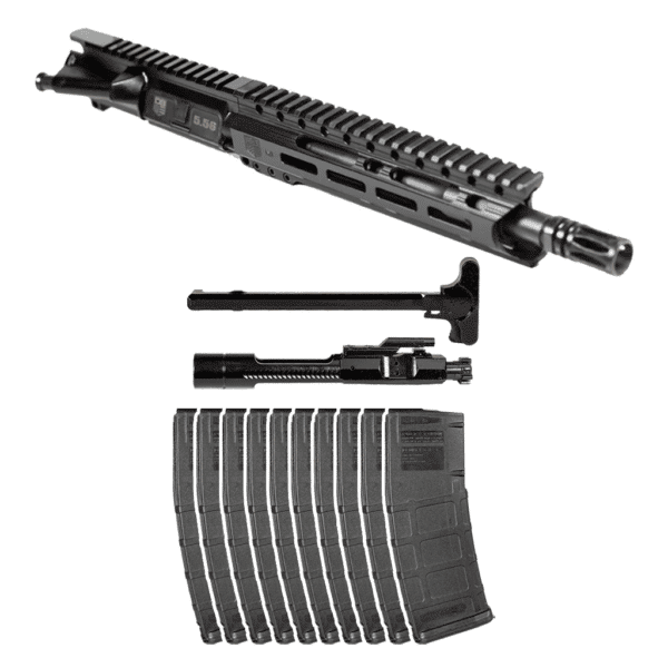 DB15 5.56 NATO CARBON SERIES 10" UPPER ASSEMBLY W/ 9" M-LOK RAIL, BLACK