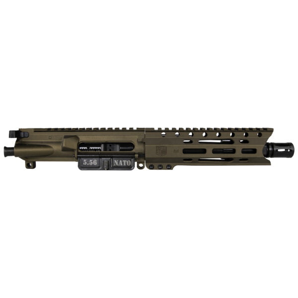 DB15 5.56 NATO CARBON SERIES 7" UPPER ASSEMBLY W/ 6" PC M-LOK RAIL, MIDNIGHT BRONZE