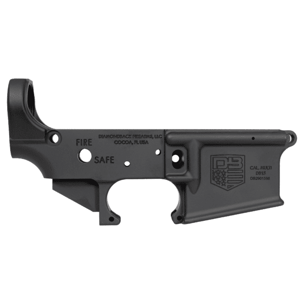 DB15 223/556/300BO STRIPPED CARBON SERIES RIFLE LOWER, BLACK, NO MAGAZINE - MUST PROVIDE A VALID FFL