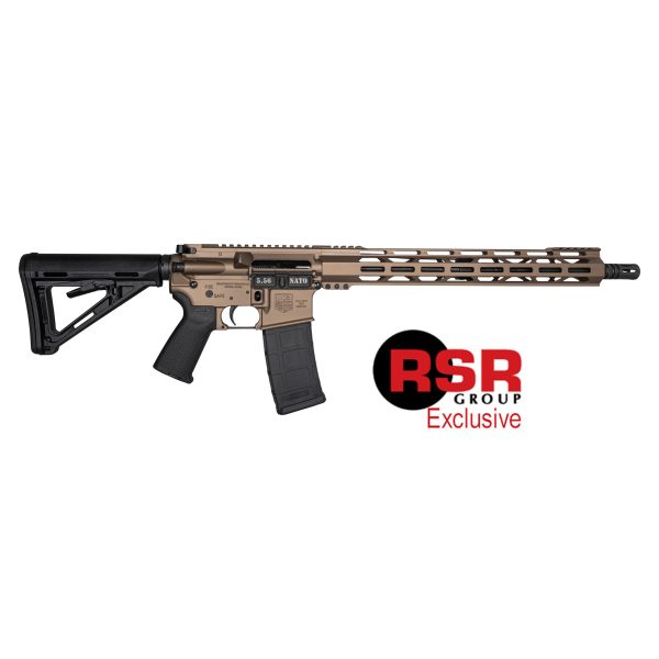 RSR Exclusive, DB15, 16" Carbon Series w/ 15” M-LOK Rail, 5.56 NATO, Smoked Bronze