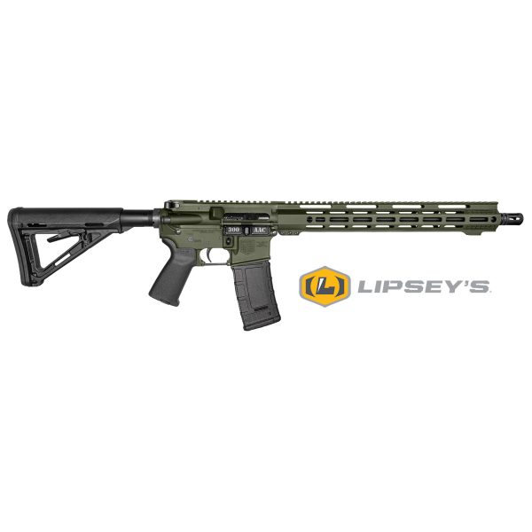 Lipsey Exclusive, DB15, 16" Carbon Series w/ 15” M-LOK Rail, .300 ACC, OD Green
