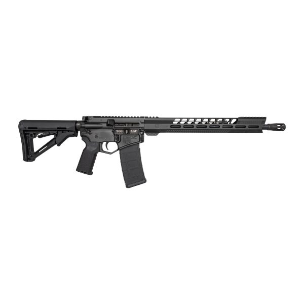 DB15, 16" Black Gold Series, w/ 15" M-LOK V Rail w/ Anti-Slip Texture Pads, 300 ACC Blackout, Black