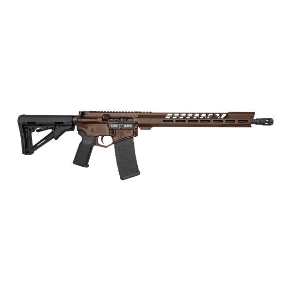 DB15, 16" Black Gold Series, w/ 15" M-LOK V Rail w/ Anti-Slip Texture Pads, 5.56 NATO, Midnight Bronze