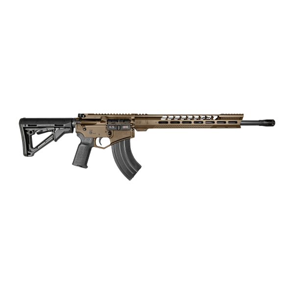 DB15, 18" Black Gold Series, w/ 15" M-LOK V Rail w/ Anti-Slip Texture Pads, 6.5 Grendel, FDE