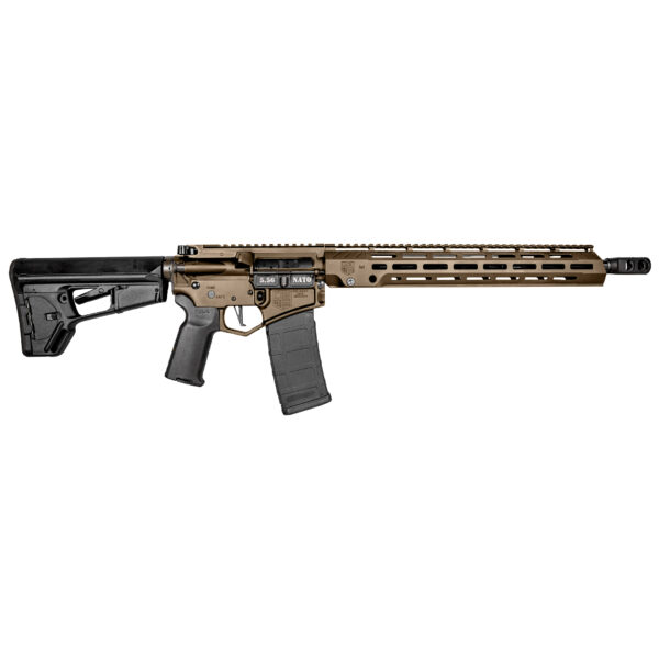 DB15, 16" Diamond Series, w/ 15" M-LOK Anti-Rotation S Rail, 5.56 NATO, FDE
