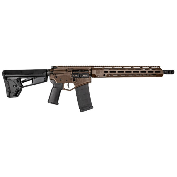 DB15, 16" Diamond Series, w/ 15" M-LOK Anti-Rotation S Rail, 5.56 NATO, Midnight Bronze