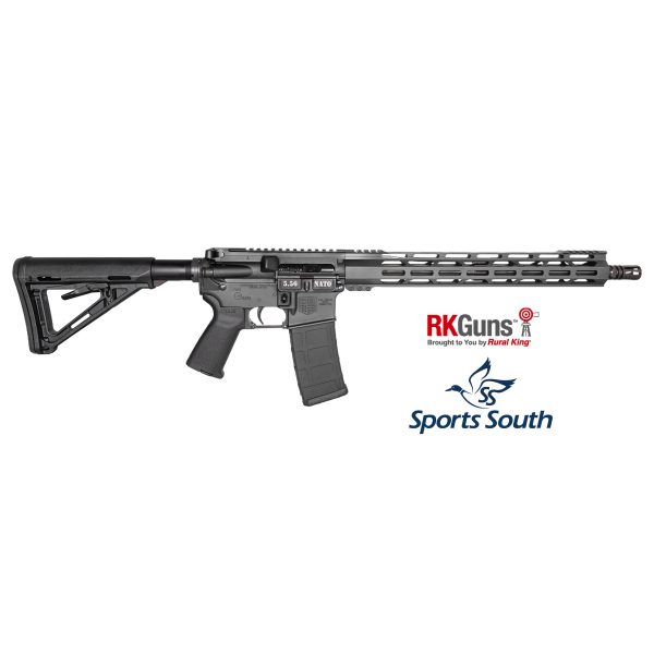 Sports South Exclusive, DB15, 16" Carbon Series w/ 15” M-LOK Rail, 5.56 NATO, Dark Grey