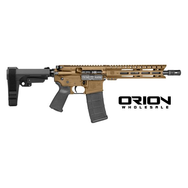 ORION EXCLUSIVE, DB15 10" Carbon, w/ 9" M-LOK Rail, 5.56 NATO, Burnt Bronze