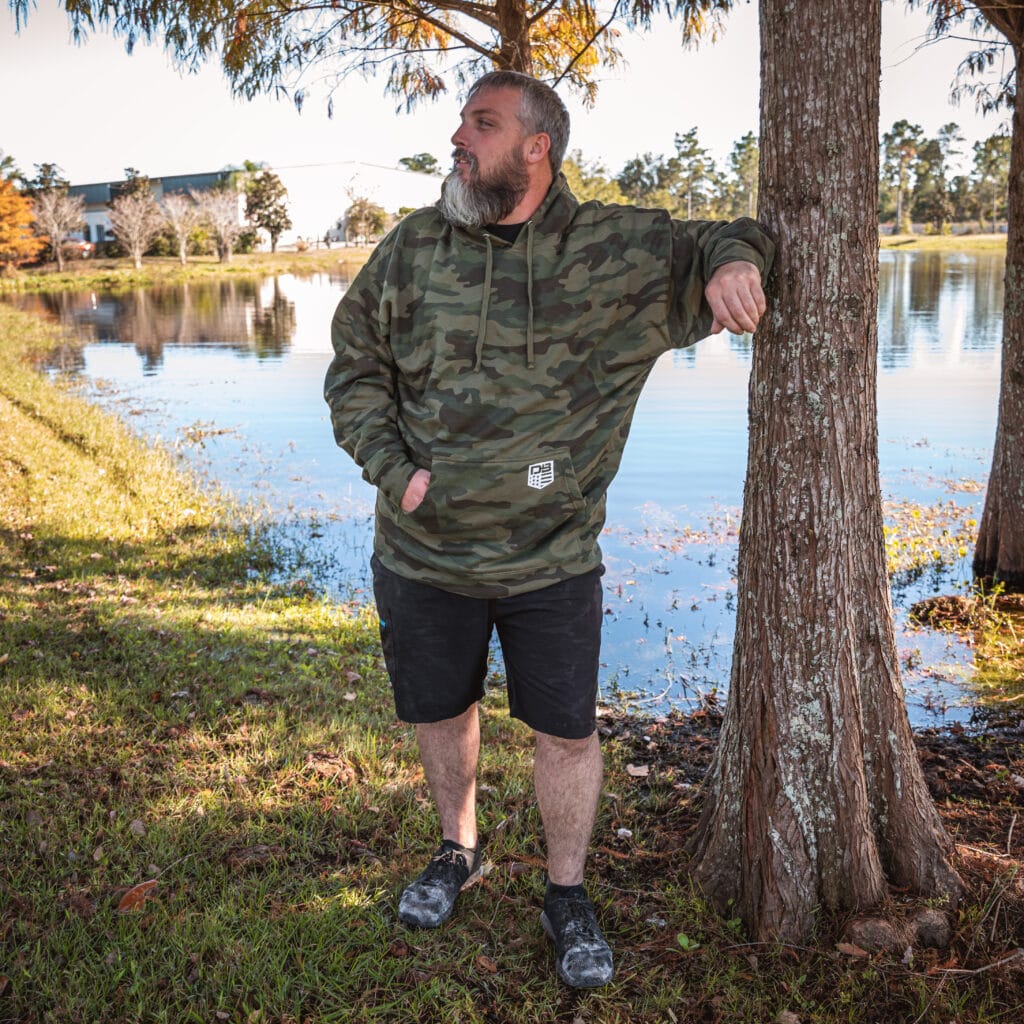 DB9R Hoodie - Forest Camo - Image 4