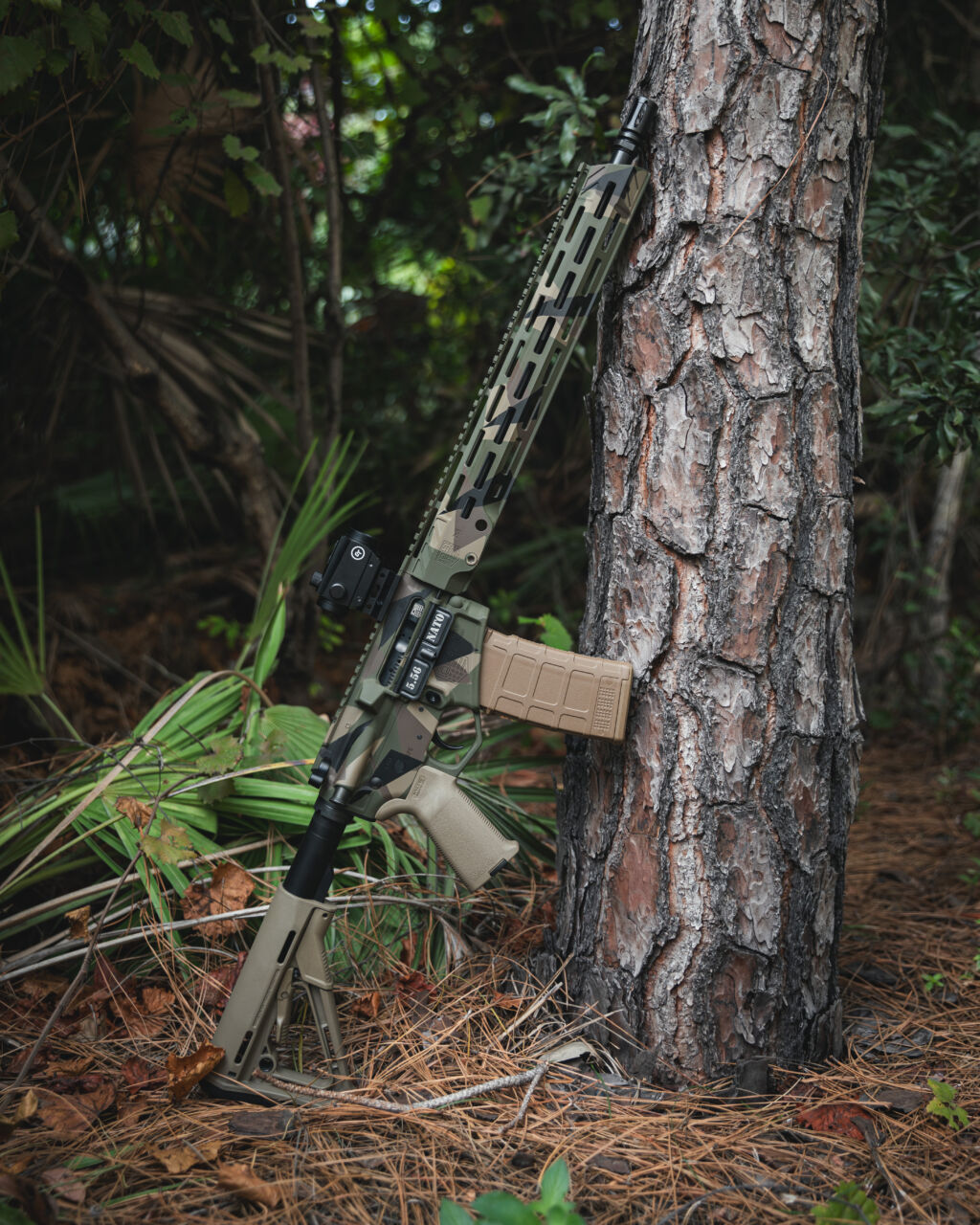 <strong>**SOLD OUT**</strong>  -  Copperhead Tactical Terrains Forest - AR15 Upper, Rail, and Lower Cerakote Set - Image 5