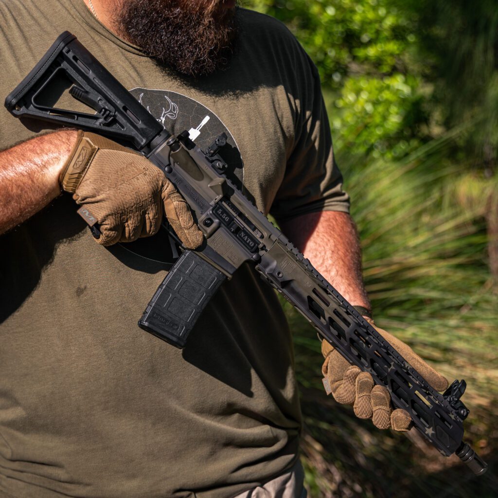 <strong>**SOLD OUT**</strong> - OD Green Flag AR15 Upper, Rail, and Lower Cerakote Set - Image 7