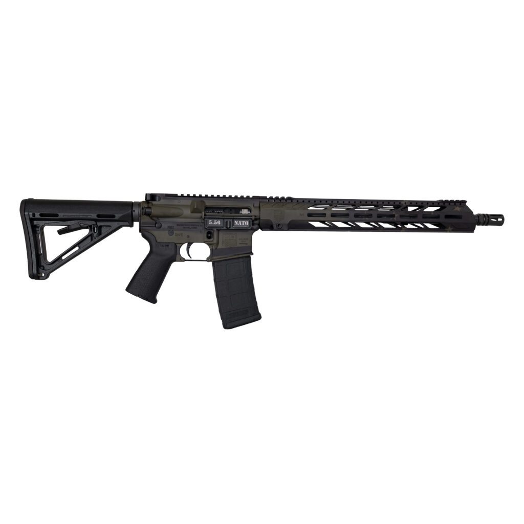 <strong>**SOLD OUT**</strong> - OD Green Flag AR15 Upper, Rail, and Lower Cerakote Set - Image 9