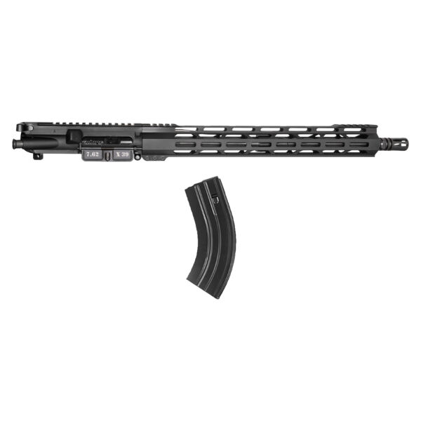 DB15 7.62 X 39MM CARBON SERIES 16" UPPER ASSEMBLY W/ 15" M-LOK RAIL, BLACK WITH BCG, CHGH, & MAG