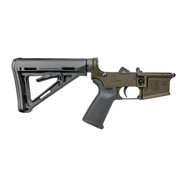 DB15 223/556/300BO COMPLETE ASSEMBLED RIFLE LOWER, MIL SPEC ODG CERAKOTE, MAGPUL FURNITURE, NO MAGAZINE - MUST PROVIDE A VALID FFL