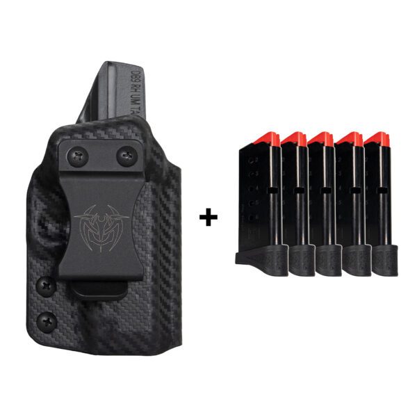 DB9 LH HOLSTER W/ 5 DB9 MAGS