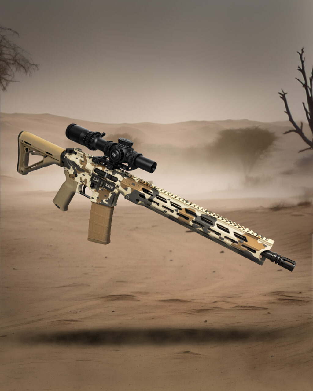 Nomad - AR15 Upper, Rail, and Lower Cerakote Set - Image 6