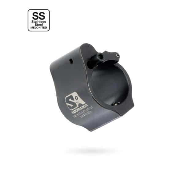 .750" Adjustable Gas Block, Bleed Off - Solid, Set Screw - Melonite Finish