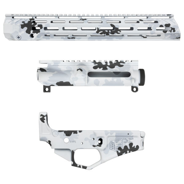 Snow Storm - AR15 Upper, Rail, and Lower Cerakote Set