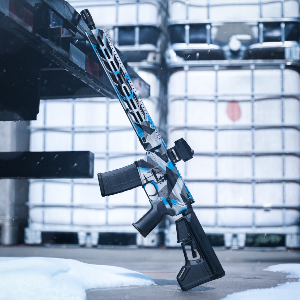 <strong>**SOLD OUT**</strong>  -  Sub Zero AR15 Upper, Rail, and Lower Cerakote Set - Image 7