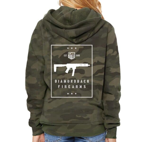 Youth DB9R Hoodie - Forest Camo